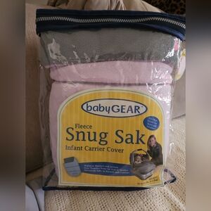 BabyGear Snug Sak Infant Carrier Cover Pink NWT